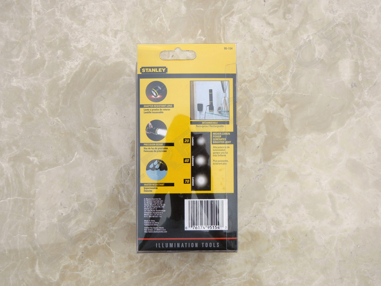 Stanley 95-154 Rechargeable LED Flashlight Review - LED-Resource