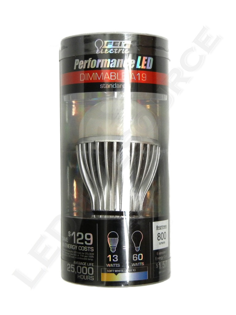 Feit Electric A19/DM/800/LED 13W LED Bulb Review LEDResource