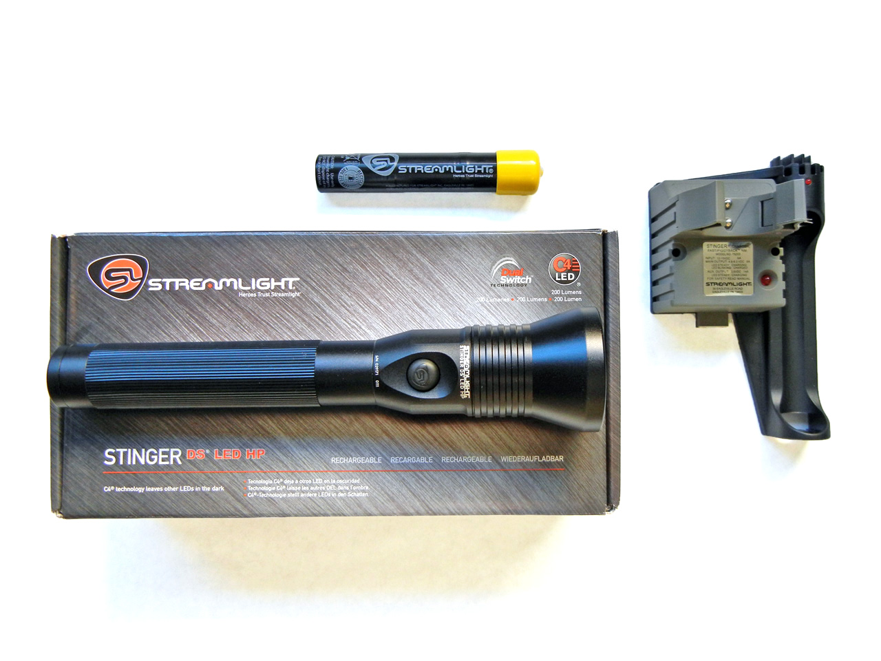 thumbnail image 2 of BENSN Flashlight Charger For Streamlight Stinger, 12V AC Power Cord 2 of 11