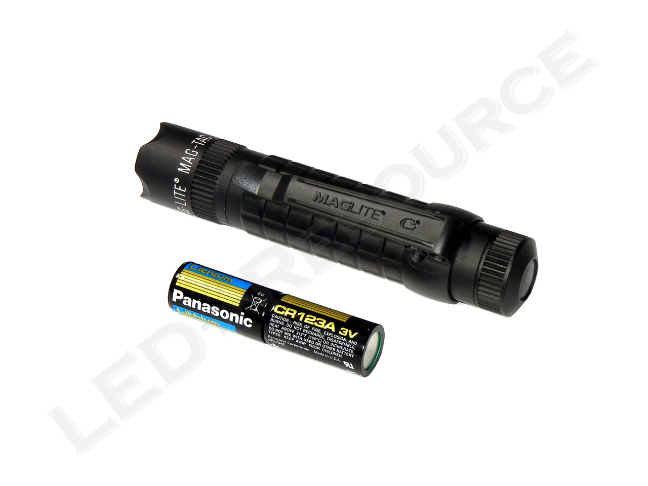 MagLite Mag-Tac LED Flashlight 320 lumens,Tan-Crown Bezel,Batteries Included 
